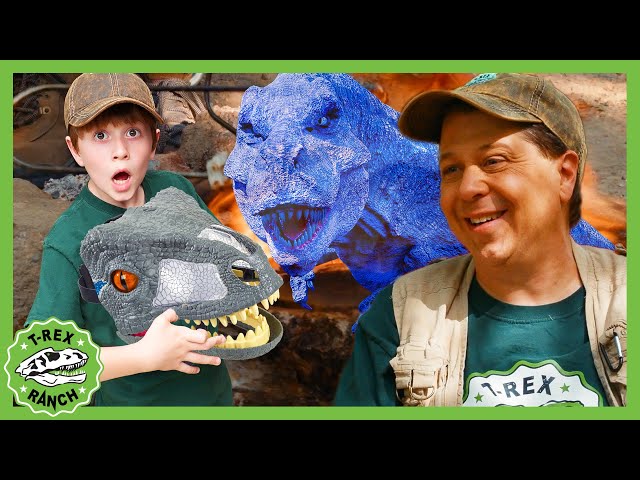 Holographic Dinosaurs, Smores, & MORE by the Campfire! | T-Rex Ranch Dinosaur Videos for Kids