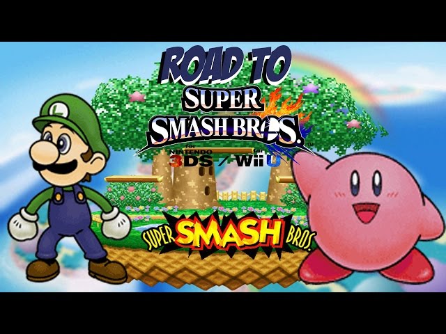 Road to Super Smash Bros. for Wii U and 3DS! [N64: Luigi vs. Kirby]