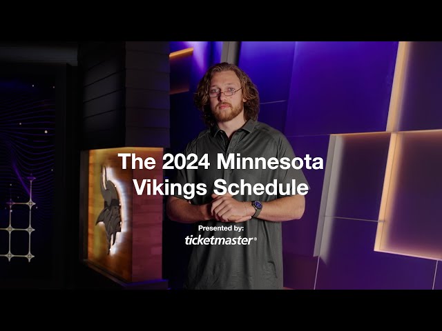 Introducing the 2024 Minnesota Vikings Schedule