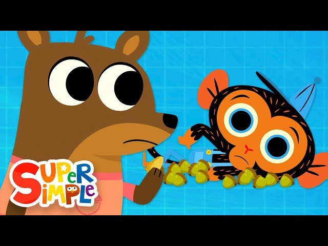 Ms. Squirrel's Nutty Problem | Mr. Monkey, Monkey Mechanic | Cartoons For Kids