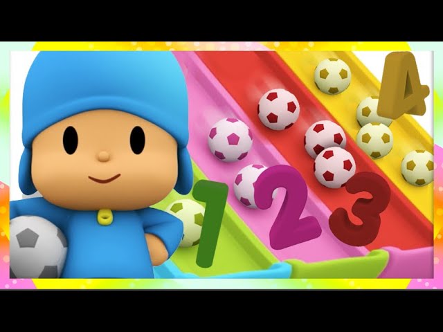 🔢 Let's Count! Slides + Numbers 🛝 | Pocoyo in English - Official Channel | Cartoons for Kids