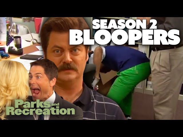 Season 2 BLOOPERS | Parks and Recreation | Comedy Bites