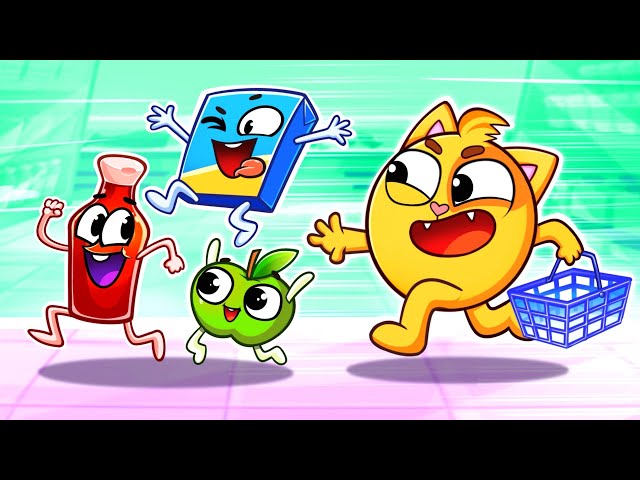 Funny Baby In Grocery Store Song | Funny Kids Songs 😻🐨🐰🦁 And Nursery Rhymes by Baby Zoo