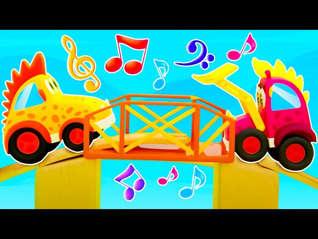 Sing with Mocas! The London Bridge song for kids. Baby cartoons & songs for kids.