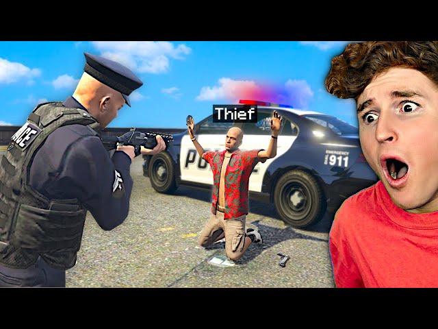 Becoming A POLICE OFFICER In GTA 5 RP..