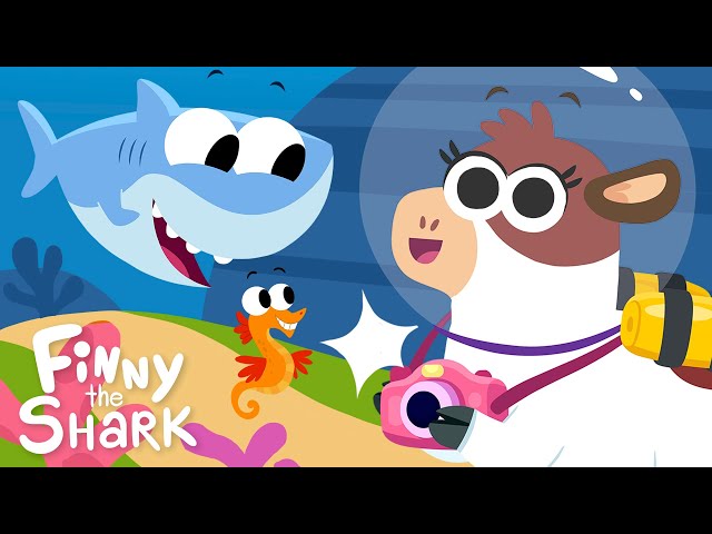 Moolissa the Underwater Cow | Finny The Shark | Cartoon For Kids
