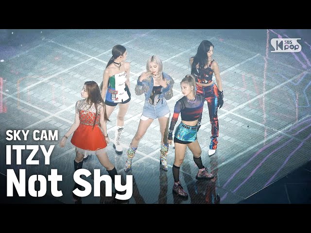 [항공캠4K] 있지 ‘Not Shy’ (ITZY Sky Cam)│@SBS Inkigayo_2020.08.30.