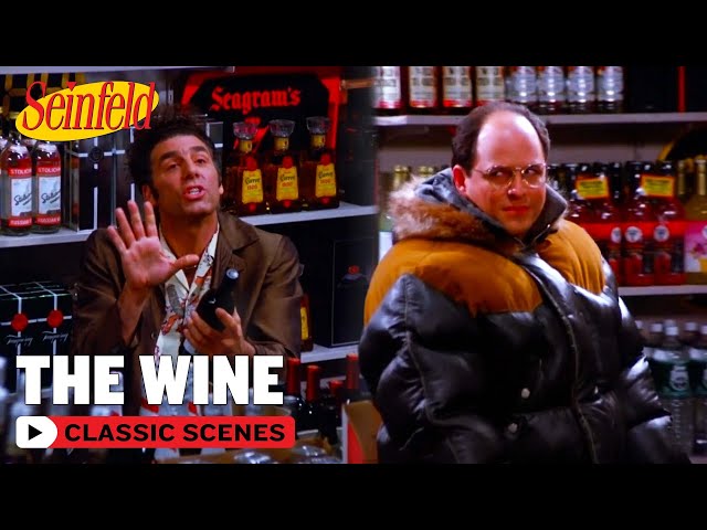 George & Kramer Buy The Wine | The Dinner Party | Seinfeld