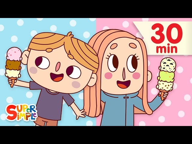 What’s Your Favorite Flavor Of Ice Cream? | + More Kids Songs | Super Simple Songs