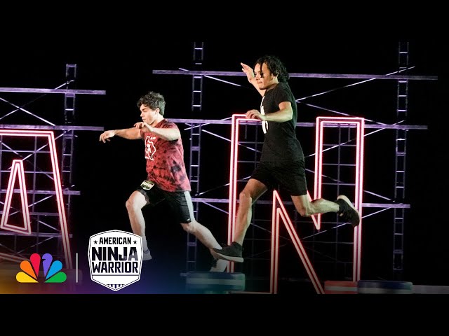Vance Walker and Ethan Bartnicki's Nail-Biting Finish | American Ninja Warrior | NBC