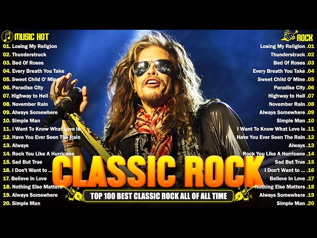 The Police, Aerosmith, Queen, Pink Floyd,The Who,CCR,AC/DC🔥Classic Rock Songs Full Album 70s 80s 90s