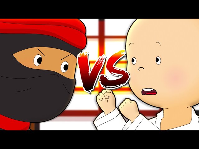 Caillou Vs Ninja | Caillou Cartoon