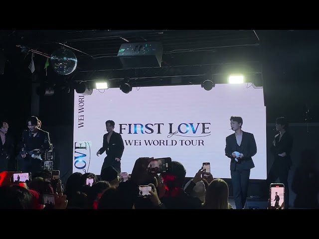 WEi in new york city | first love world tour 2022 (part 2 of 4)