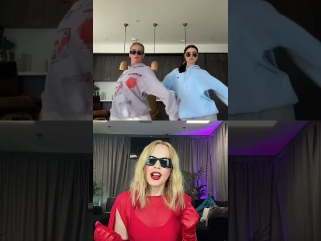 Kylie Minogue - This dance, paDAM! ❤️ The shades were a must. Love it Brookie and Jessie! ❤️ #shorts