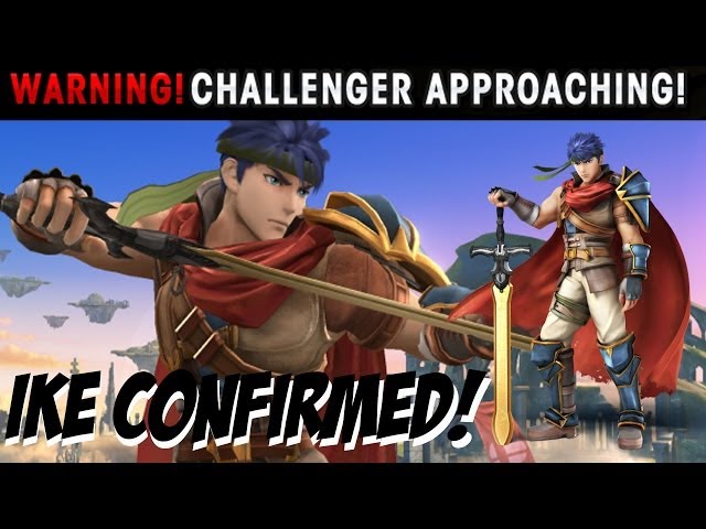 Ike Confirmed for Super Smash Bros. for Wii U and Nintendo 3DS!