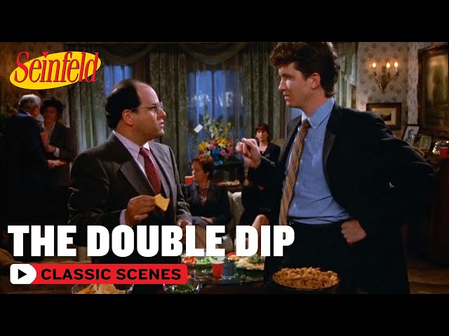 George Gets Caught Double-Dipping | The Implant | Seinfeld
