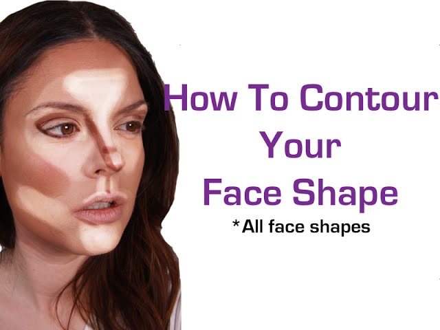 How to Contour Your Face makeup for beginners face slimming technique