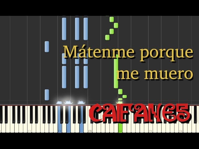 Mátenme porque me muero - Caifanes / EA Music / Piano Tutorial / EA Music