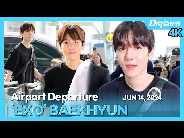 BAEKHYUN(EXO), Incheon International Airport DEPARTURE