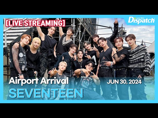 [LIVE] 세븐틴, "인천국제공항 입국➡️출국" l SEVENTEEN, "ICN INT Airport Arrival➡️Departure" [공항]