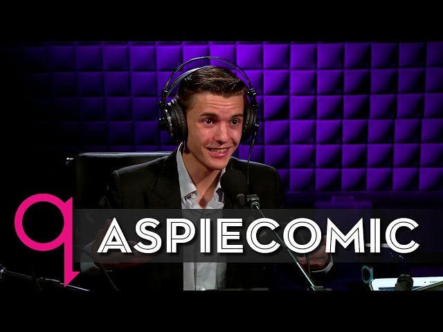 'AspieComic' Michael McCreary in studio q