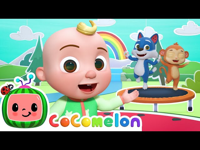 Jumping Up and Down | CoComelon Animal Time | Animals for Kids