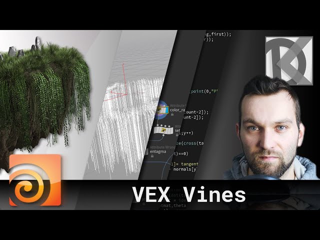 VEX-driven Procedural Hanging Vines | Floating Island Series #7