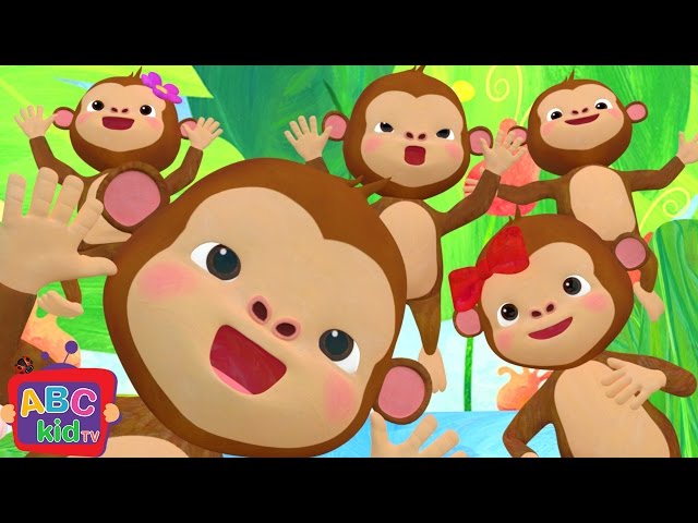 Five Little Monkeys Jumping on the Bed | CoComelon Nursery Rhymes & Kids Songs