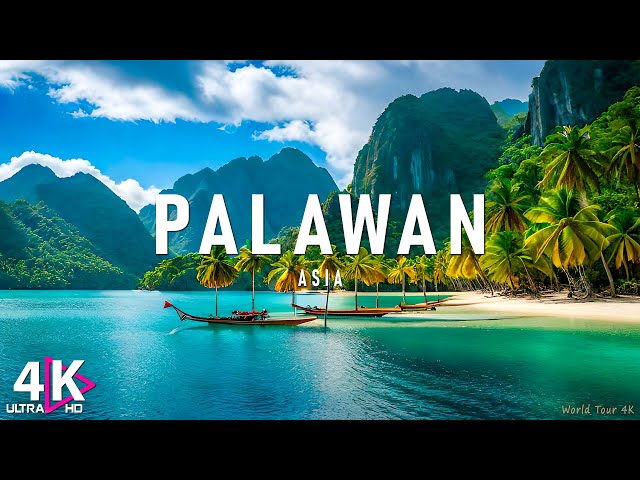 Palawan 4K - Relaxing Music With Beautiful Natural Landscape - Amazing Nature