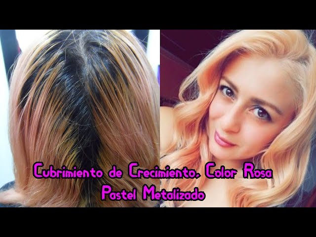 Cubrimiento de Crecimiento, Color Rosa Pastel Metalizado