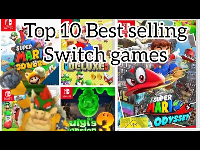 Top 10 Highest selling games on the Nintendo Switch