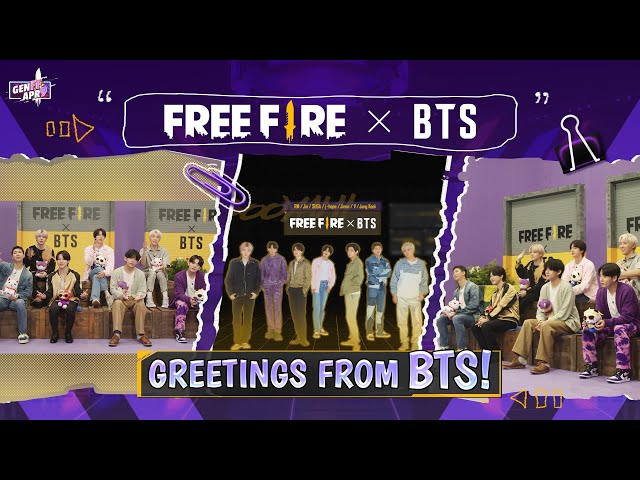 BTS Greeting Video | Free Fire X BTS