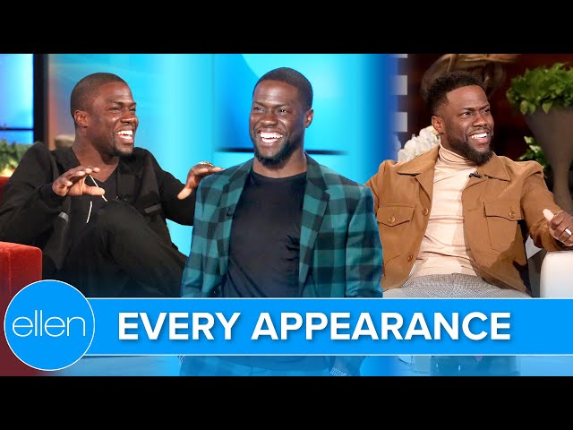 Every Time Kevin Hart Appeared on the 'Ellen' Show