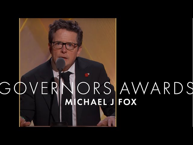 Michael J. Fox Receives the Jean Hersholt Humanitarian Award | 13th Governors Awards