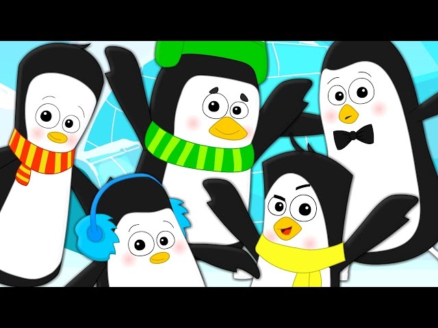 Bud Bud Buddies | Five Little Penguins | Nursery Rhymes | Kids Songs | Childrens Rhymes