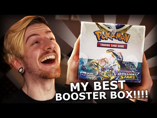 MY BEST BOOSTER BOX EVER. (Opening a Brilliant Stars Booster Box!!!)