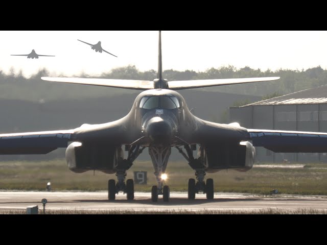 More B1 bombers arrive in Europe, after being flanked by Russian fighters 🇺🇸 ✈️ 🇷🇺