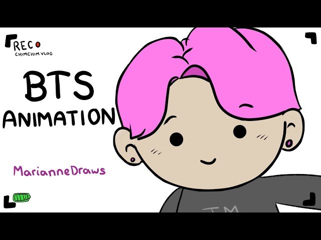 BTS Animation - If BTS Were Youtubers