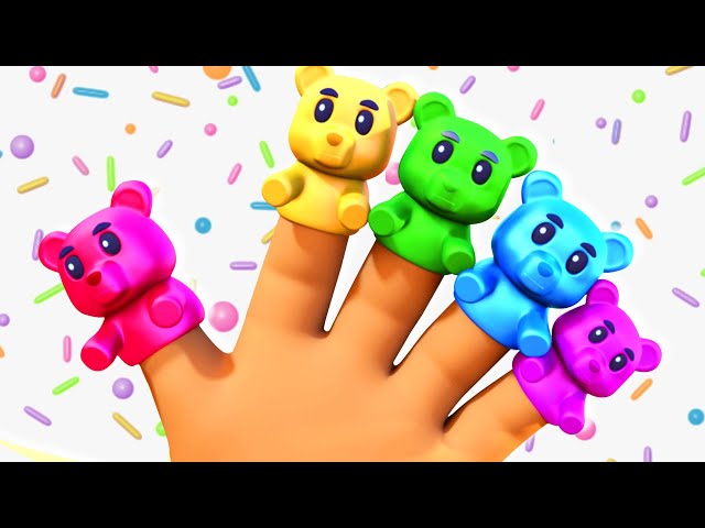 Gummy Bear Finger Family Song + Finger Family Rhymes Collection by @AllBabiesChannel on @hooplakidz