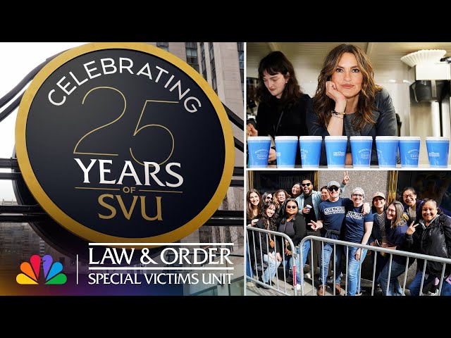 Olivia Benson Plaza Celebrates 25 Years of SVU at 30 Rock Plaza | Law & Order: SVU | NBC