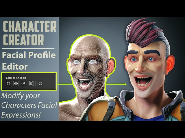 Customize / fix your characters face expressions - Mesh, Morph, Bones, GoZ - Facial Profile Editor!