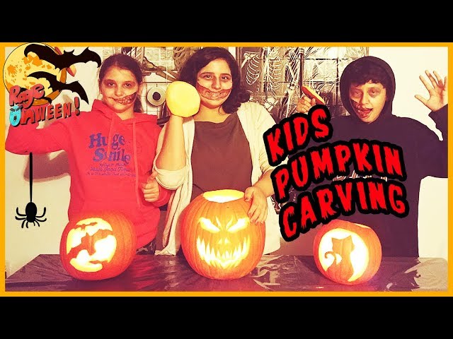 How to carve Halloween pumpkin tutorial decoration kit  ideas
