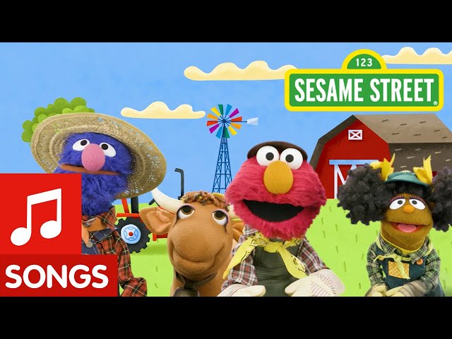 Sesame Street: Animals on the Farm | Wheels on the Bus Remix #2