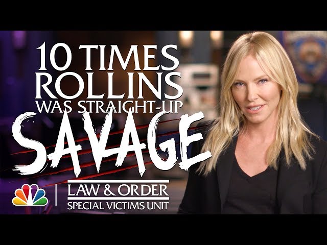 10 Times Rollins Was Straight-Up Savage - Law & Order: SVU