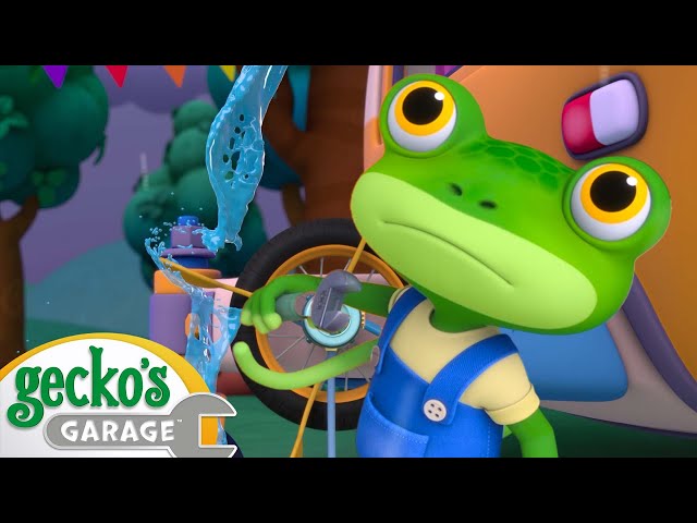 Rainy Day Recharge | Gecko's Garage | Fun Kids Cartoon | Kids Videos
