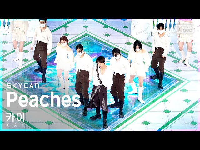 [항공캠4K] 카이 'Peaches' (KAI Sky Cam)│@SBS Inkigayo_2021.12.05.