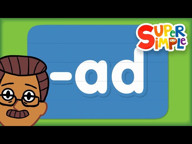 Word Family "ad" | Turn And Learn ABCs | Super Simple ABCs