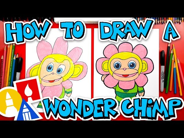 How To Draw The Flower Wonder Chimp From Wonder Park + Giveaway!