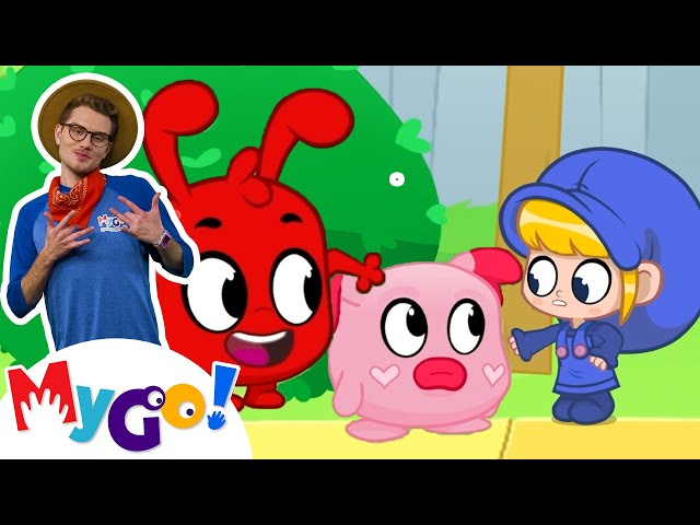 Love is in the Air with Magic Valentine pet! | MyGo! Sign Language For Kids | @MorphleTV | ASL