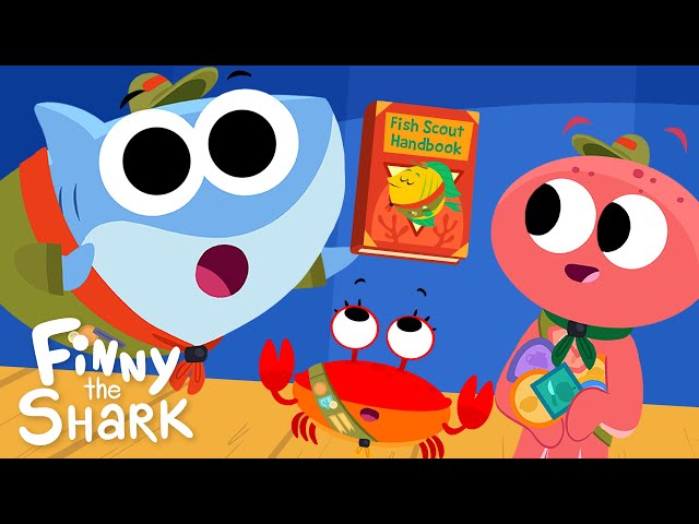 Fish Scout Finny | Finny The Shark | Cartoon For Kids
